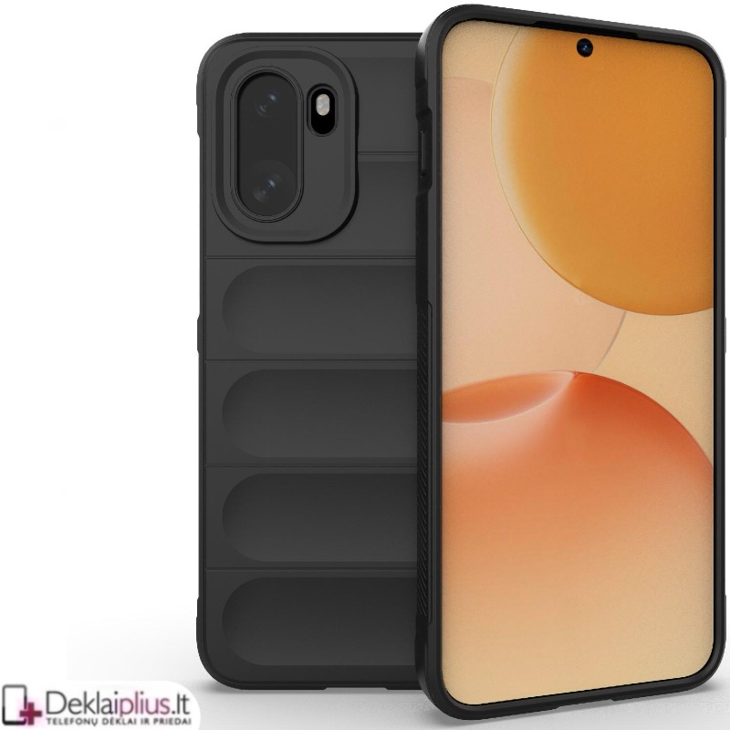 Magic Shield guminis dėklas - juodas (Oneplus 15R) Magic Shield guminis dėklas - juodas (Oneplus 15R)